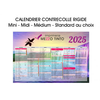 CALENDRIER CONTRECOLLE