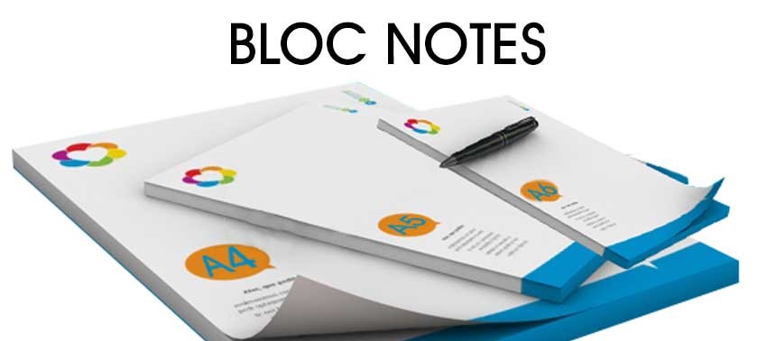 Bloc-Note Personnalisé A4 (21 x 29,7cm)