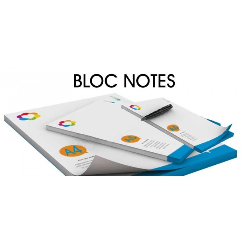 Bloc Notes A6 personnalisé